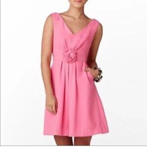 Lilly Pulitzer Cocktail Textured Parker Dress Size 8 Pink